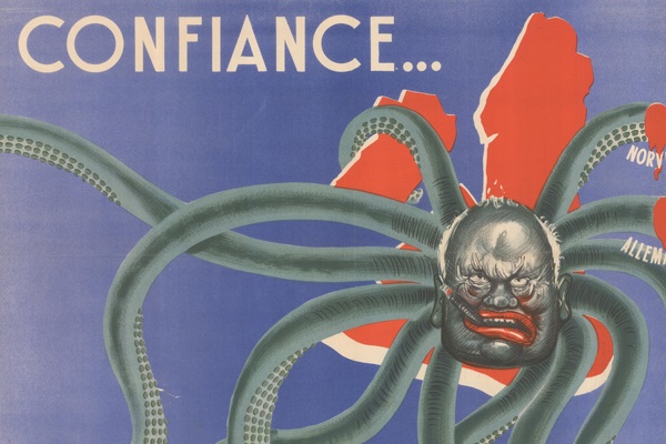 Rare Poster Shows How Vichy France Viewed the British War Effort